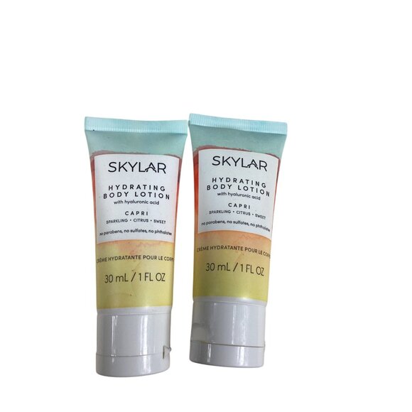 Skylar Capri Hydrating Body Lotion 30ml 1 Fl Oz Set of 2 Skincare Acid & Citrus - Picture 1 of 3